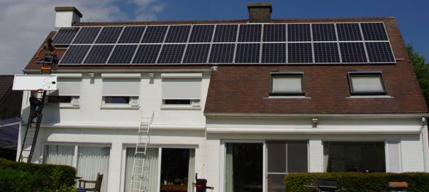 Pv panelen op tegelpannen dak